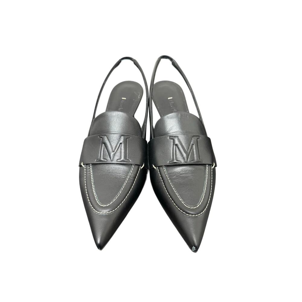 Max Mara Caty Slingback Black Size 39 / US9